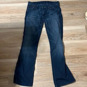 Womens 7 for all mankind jeans size  31 dark wash